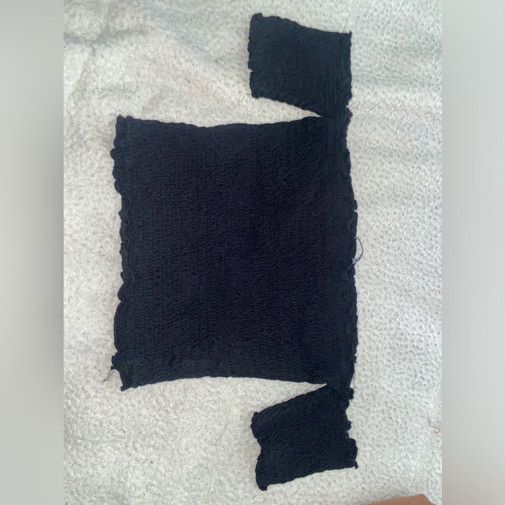 Off the shoulder crop top